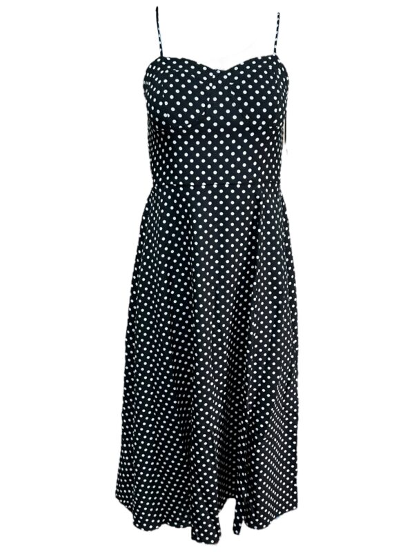 VICES Sukienka Damska Czarna Groszki S