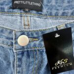 PRETTYLITTLETHING Spódnica Damska Niebieska XL - zdjęcie 3