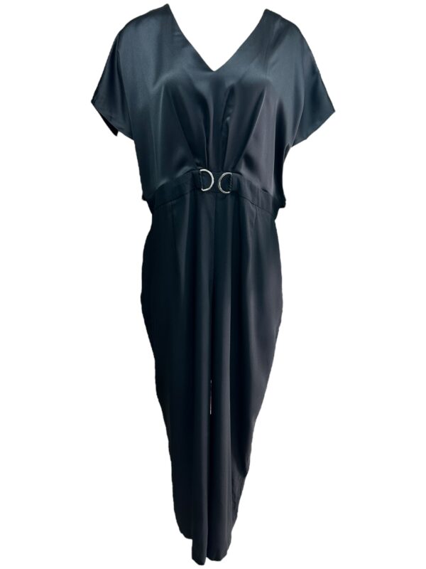 RIVER ISLAND Kombinezon Damski Czarny ONE SIZE