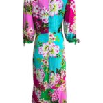 LOVE & ROSES Sukienka Damska Wielokolorowa M - zdjęcie 2