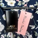 PIXIE DAISY Sukienka Damska Niebieska Kwiatowa L - zdjęcie 3