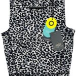 GOOD MOOD Bluzka Damska Czarna Wzór XS - zdjęcie 1