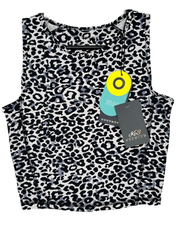 GOOD MOOD Bluzka Damska Czarna Wzór XS