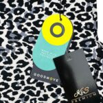 GOOD MOOD Bluzka Damska Czarna Wzór XS - zdjęcie 3