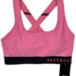 UNDER ARMOUR Biustonosz Sportowy Damski Różowy M - zdjęcie 1