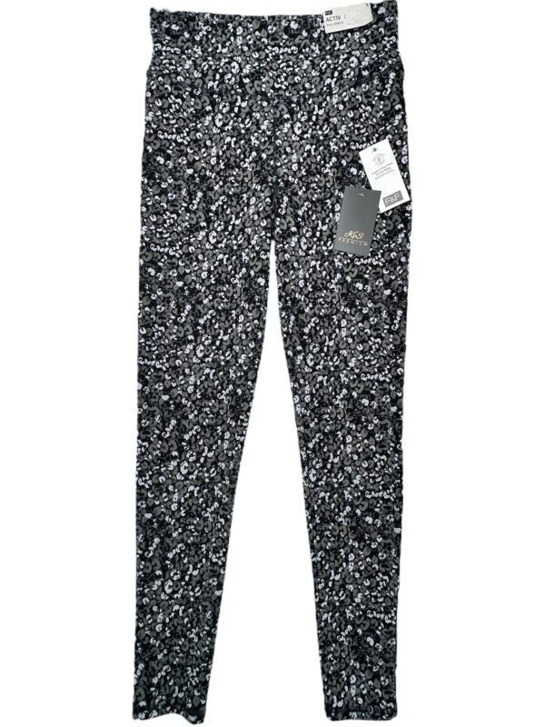 F&F Legginsy Damskie Czarnobiałe Wzór S