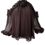 RIVER ISLAND Bluzka Damska Brązowa M - zdjęcie 1