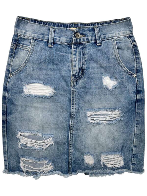 INSPIROWANA M SARA Spódnica Damska Niebieska S