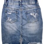 INSPIROWANA M SARA Spódnica Damska Niebieska S - zdjęcie 2