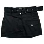 PRETTYLITTLETHING Spódnica Damska Czarna S - zdjęcie 1