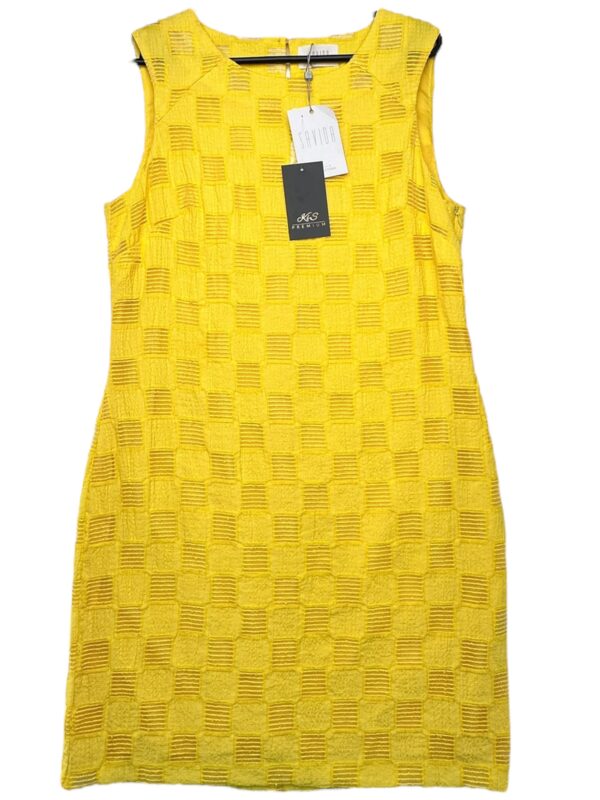 SAVIDA Sukienka Damska Żółta L