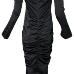 PRETTYLITTLETHING Sukienka Damska Czarna L - zdjęcie 2