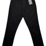 GRORGE Spodnie Męskie Czarne Slim S - zdjęcie 1