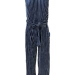 INNA Kombinezon Damski Granatowy w Paski S - zdjęcie 1