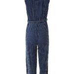 INNA Kombinezon Damski Granatowy w Paski S - zdjęcie 2