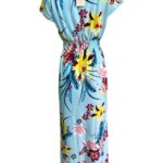 MIASURI Sukienka Damska Niebieska Kwiatowa S/M - zdjęcie 2