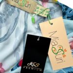 MIASURI Sukienka Damska Niebieska Kwiatowa S/M - zdjęcie 3