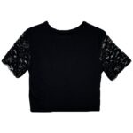 CANDY Koszulka Dziecięce Czarna Koronka 164 (159 - 164 cm) - zdjęcie 2