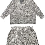 EGO Komplet Damski Brązowy Zebra 3XL - zdjęcie 1