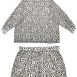 EGO Komplet Damski Brązowy Zebra 3XL - zdjęcie 2