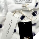 RJR. JOHN ROCHA Sukienka Damska Biała Groszki ONE SIZE - zdjęcie 3