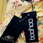 BOOHOO Kombinezon Damski Żółty Kwiatowy XL - zdjęcie 3