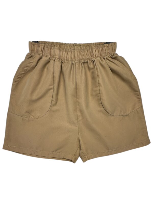 PRETTYLITTLETHING Spodenki Damskie Beżowe S