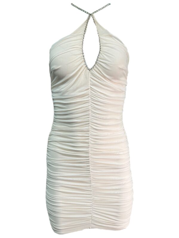 OH POLLY Sukienka Damska Biała M