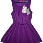 BOOHOO Sukienka Damska Fioletowa S - zdjęcie 1