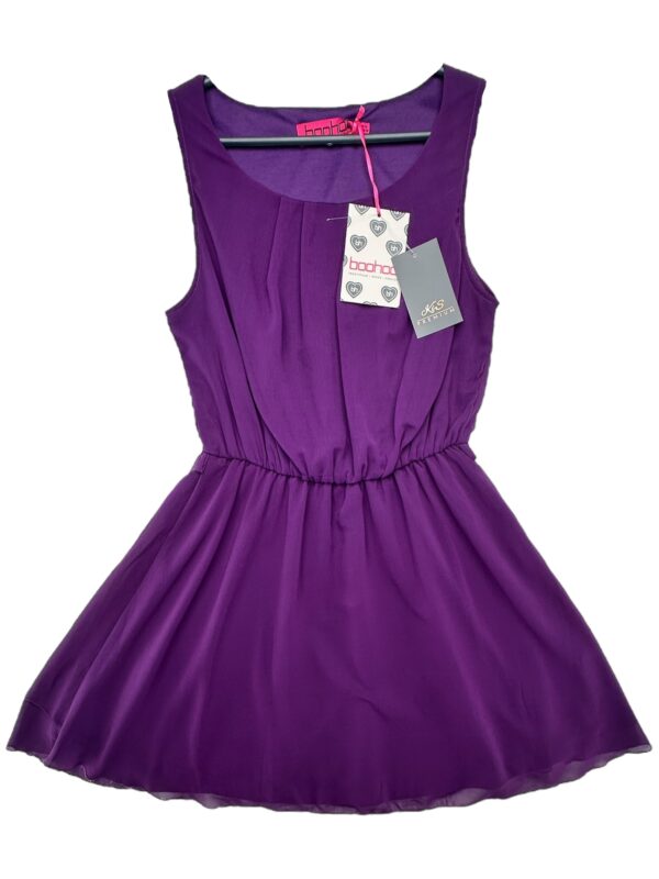 BOOHOO Sukienka Damska Fioletowa S