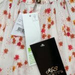 ANKO Bluzka Dziecięca Biała Kwiatowa 104 (99 - 104 cm) - zdjęcie 3