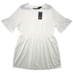 BOOHOO Sukienka Damska Biała XL - zdjęcie 1