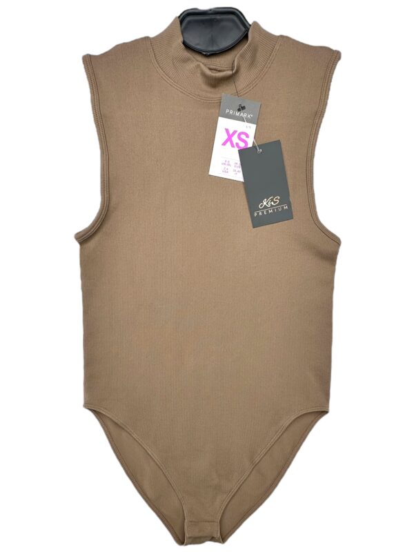 PRIMARK Body Damskie Beżowe XS