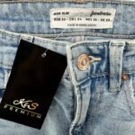 STRADIVARIUS Jeansy Damskie Niebieskie Przetarte S - zdjęcie 3