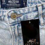 HOLLISTER Szorty Damskie Niebieskie L 13R - zdjęcie 3