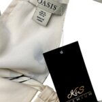 OASIS Sukienka Damska Biała Kwiatowy XL - zdjęcie 3