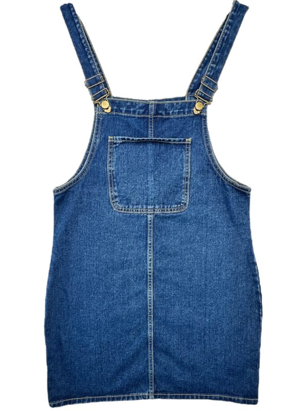 DENIM CO Sukienka Ogrodniczka Damska Niebieska M