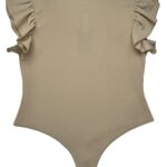 I SAW IT FIRST Body Damskie Beżowe XXL - zdjęcie 1