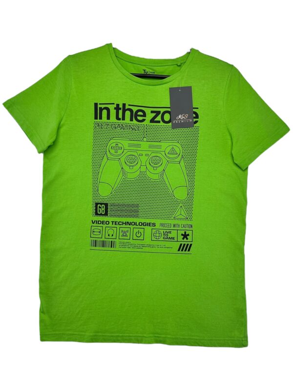 TU Koszulka Dziecięca Zielona 158 (153 - 158 cm)