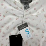 PRIMARK Koszulka Damska Biała Kwiatowa M/L - zdjęcie 3