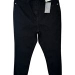DENIM CO Jeansy Damskie Czarne XXL - zdjęcie 1