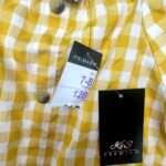 PRIMARK Sukienka Dziecięca Żółta w Kratkę 128 - zdjęcie 3