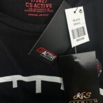 CS ACTIVE Koszulka Męska Czarna Z Nadrukiem S - zdjęcie 3