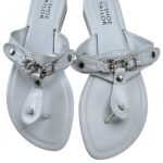 THE SHOE TAILOR Sandały Damskie Białe 39 - zdjęcie 1