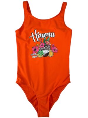 PRIMARK Strój Kąpielowy Dziecięce Pomarańczowy 166