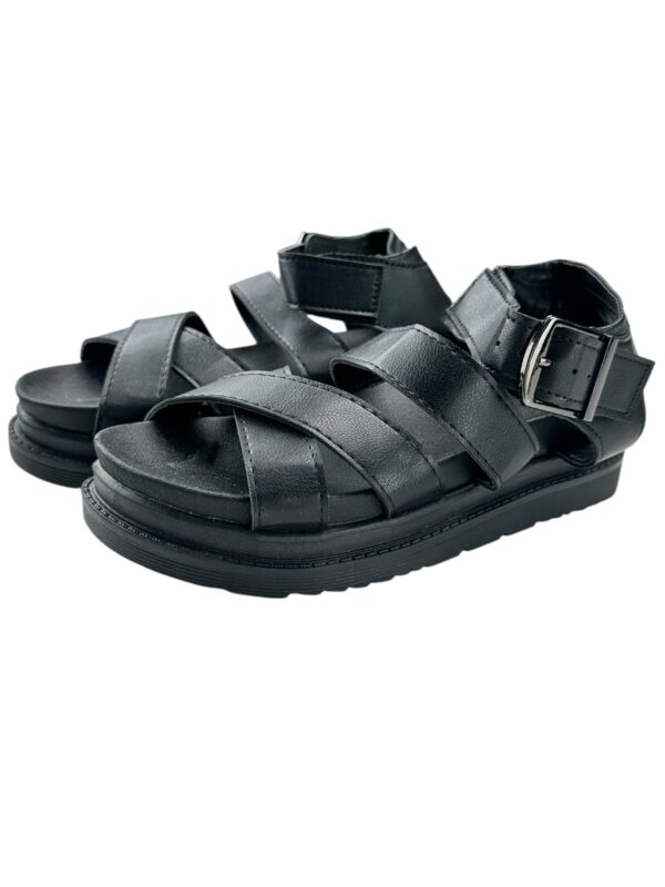 INNA Sandały Damskie Czarne 36