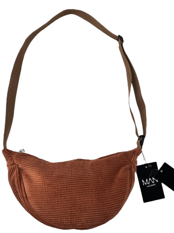 BOOHOO MAN Torba Męska Brązowa ONE SIZE