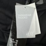 H&M Strój Kąpielowy Damski Czarny ONE SIZE - zdjęcie 3