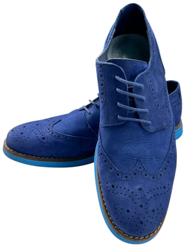 ASK THE MISSUS Obuwie Męskie Niebieskie Skóra 42