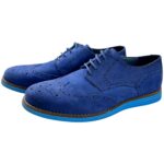 ASK THE MISSUS Obuwie Męskie Niebieskie Skóra 42 - zdjęcie 2